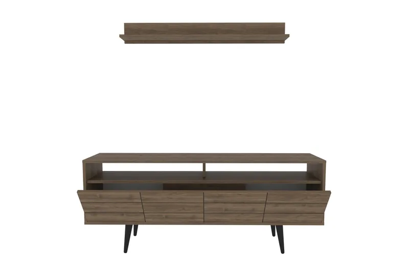 Andifli Tv-møbelsett 160x64,5 cm - Brun - Møbler - TV- & Mediamøbler - TV-møbelsett