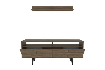 Andifli Tv-møbelsett 160x64,5 cm - Brun - Møbler - TV- & Mediamøbler - TV-møbelsett