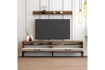 Andifli Tv-møbelsett 180x47 cm - Brun - Møbler - TV- & Mediamøbler - TV-møbelsett