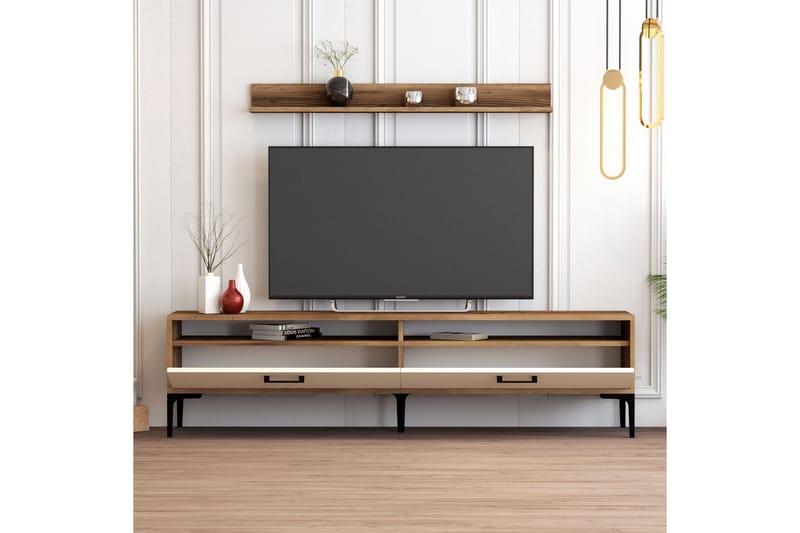 Andifli Tv-møbelsett 180x47 cm - Brun - Møbler - TV- & Mediamøbler - TV-møbelsett