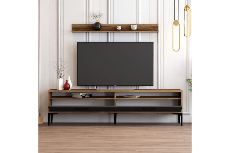 Andifli Tv-møbelsett 180x47 cm - Brun - Møbler - TV- & Mediamøbler - TV-møbelsett