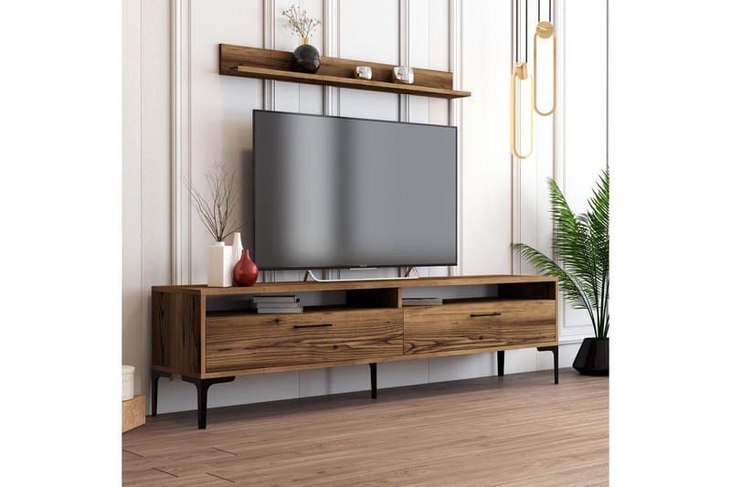 Andifli Tv-møbelsett 180x47 cm - Brun - Møbler - TV- & Mediamøbler - TV-møbelsett