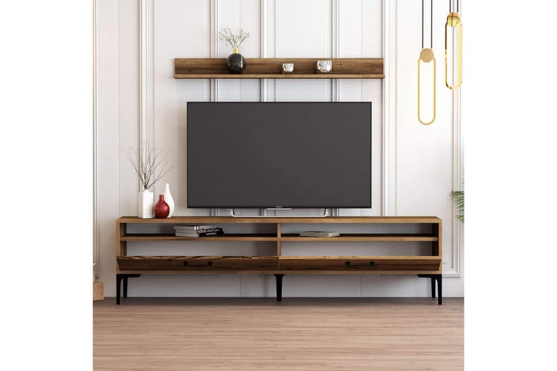 Andifli Tv-møbelsett 180x47 cm - Brun - Møbler - TV- & Mediamøbler - TV-møbelsett