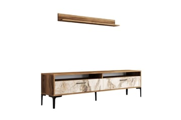 Andifli Tv-møbelsett 180x47 cm - Brun - Møbler - TV- & Mediamøbler - TV-møbelsett