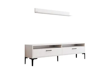 Andifli Tv-møbelsett 180x47 cm - Hvit - Møbler - TV- & Mediamøbler - TV-møbelsett