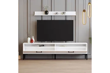 Andifli Tv-møbelsett 180x47 cm - Hvit - Møbler - TV- & Mediamøbler - TV-møbelsett