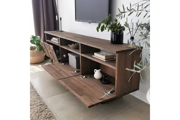 Andifli Tv-møbelsett 50x15 cm - Brun - Møbler - TV- & Mediamøbler - TV-møbelsett
