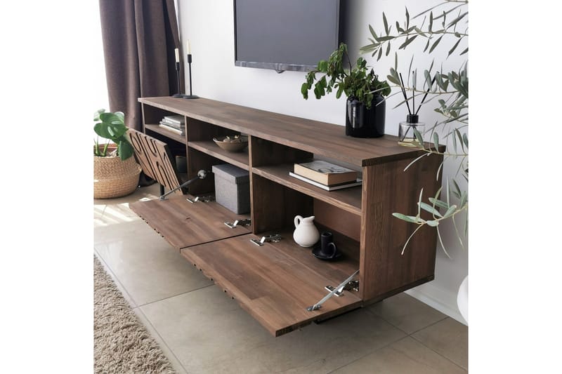Andifli Tv-møbelsett 50x15 cm - Brun - Møbler - TV- & Mediamøbler - TV-møbelsett