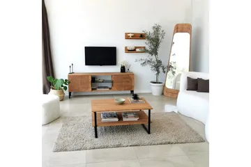 Andifli Tv-møbelsett 50x15 cm - Brun - Møbler - TV- & Mediamøbler - TV-møbelsett