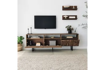 Andifli Tv-møbelsett 50x15 cm - Brun - Møbler - TV- & Mediamøbler - TV-møbelsett
