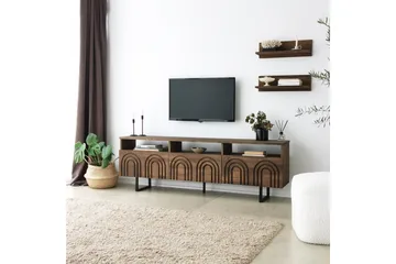 Andifli Tv-møbelsett 50x15 cm - Brun - Møbler - TV- & Mediamøbler - TV-møbelsett