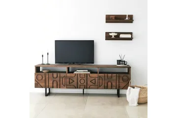 Andifli Tv-møbelsett 50x15 cm - Brun - Møbler - TV- & Mediamøbler - TV-møbelsett