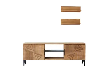 Andifli Tv-møbelsett 50x15 cm - Brun - Møbler - TV- & Mediamøbler - TV-møbelsett