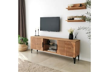 Andifli Tv-møbelsett 50x15 cm - Brun - Møbler - TV- & Mediamøbler - TV-møbelsett