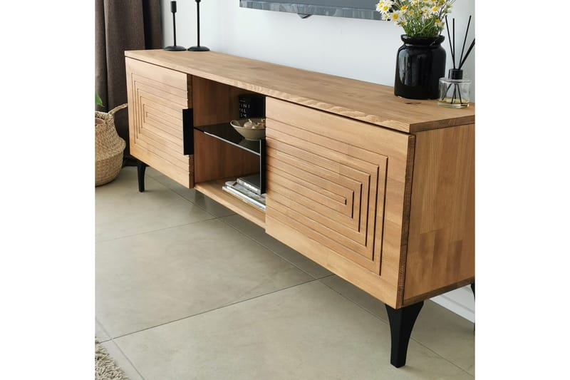 Andifli Tv-møbelsett 50x15 cm - Brun - Møbler - TV- & Mediamøbler - TV-møbelsett