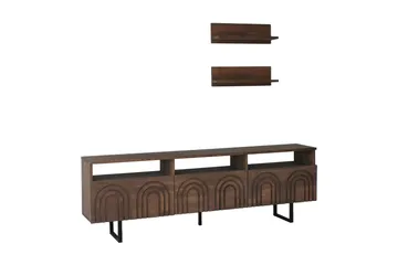 Andifli Tv-møbelsett 50x15 cm - Brun - Møbler - TV- & Mediamøbler - TV-møbelsett