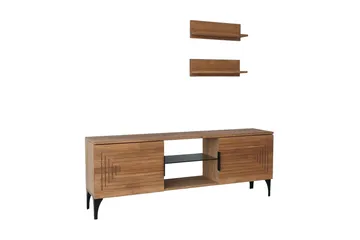 Andifli Tv-møbelsett 50x15 cm - Brun - Møbler - TV- & Mediamøbler - TV-møbelsett