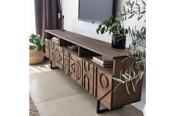 Andifli Tv-møbelsett 50x15 cm - Brun - Møbler - TV- & Mediamøbler - TV-møbelsett