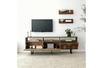 Andifli Tv-møbelsett 50x15 cm - Brun - Møbler - TV- & Mediamøbler - TV-møbelsett