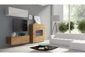 Calabrini TV-møbel - Beige / Grå - Møbler - TV- & Mediamøbler - TV-møbelsett