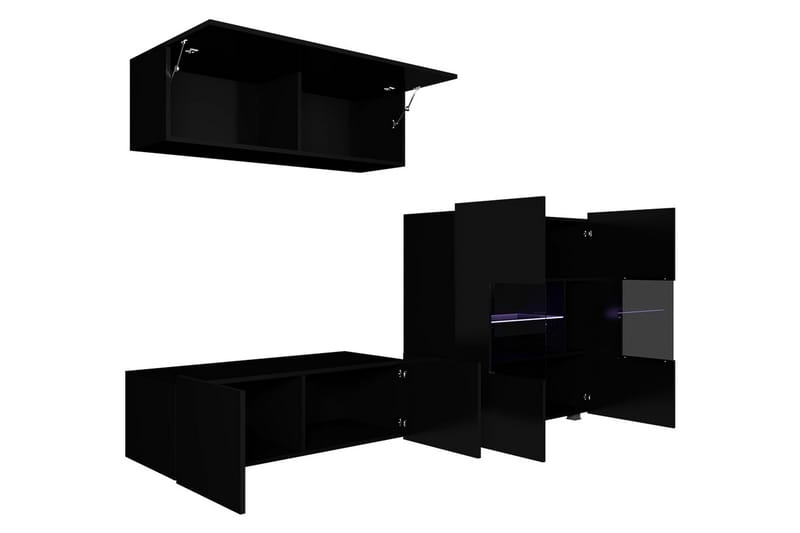 Calabrini TV-møbel - Beige / Grå - Møbler - TV- & Mediamøbler - TV-møbelsett