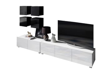 Calabrini TV-møbel - Grå / Hvit - Møbler - TV- & Mediamøbler - TV-møbelsett