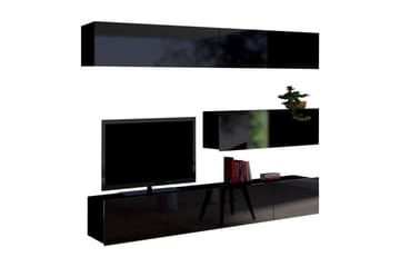 Calabrini TV-møbel - Svart - Møbler - TV- & Mediamøbler - TV-møbelsett