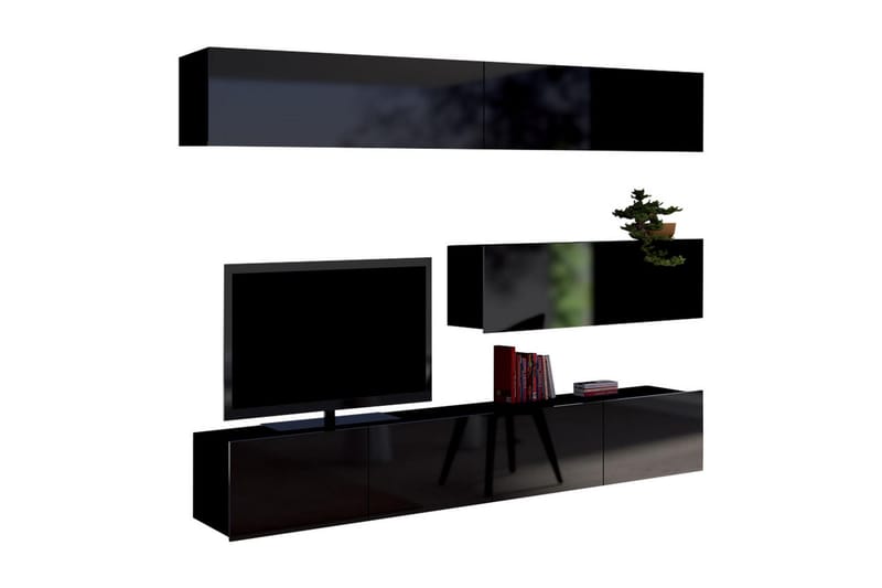 Calabrini TV-møbel - Svart - Møbler - TV- & Mediamøbler - TV-møbelsett