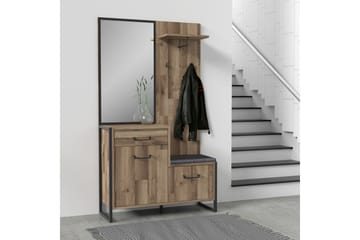 Carnais TV-Møbelsett 114 cm - Brun/Grå - Møbler - TV- & Mediamøbler - TV-møbelsett