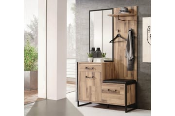 Carnais TV-Møbelsett 114 cm - Brun/Grå - Møbler - TV- & Mediamøbler - TV-møbelsett