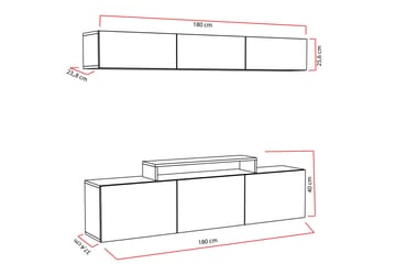 Decorotika TV-benk - Møbler - TV- & Mediamøbler - TV-møbelsett