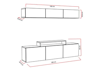 Decorotika TV-benk - Møbler - TV- & Mediamøbler - TV-møbelsett