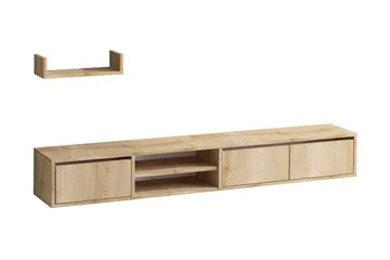 Desgrar Tv-möbelset 180x25 cm - Natur - Møbler - TV- & Mediamøbler - TV-møbelsett
