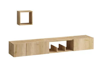 Desgrar Tv-möbelset 180x25 cm - Natur - Møbler - TV- & Mediamøbler - TV-møbelsett
