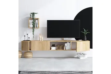 Desgrar Tv-möbelset 180x25 cm - Natur - Møbler - TV- & Mediamøbler - TV-møbelsett