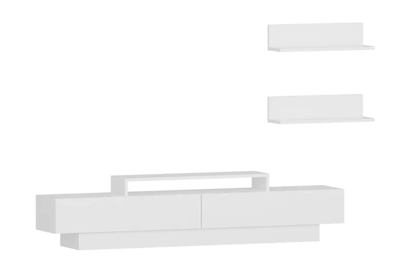 Hejde TV-Benk 180 cm - Hvit - Møbler - TV- & Mediamøbler - TV-møbelsett