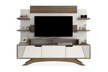 Hejde TV-møbelsett 149 cm - Brun/Hvit - Møbler - TV- & Mediamøbler - TV-møbelsett
