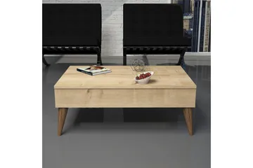 Hoptrup Stuesett 150 cm - Eik/Brun - Møbler - TV- & Mediamøbler - TV-møbelsett