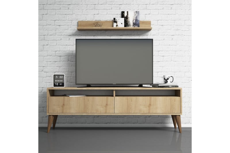 Hoptrup TV-møbelsett 150 cm, Eik
