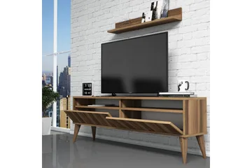 Hoptrup TV-møbelsett 150 cm - Valnøtt/Brun - Møbler - TV- & Mediamøbler - TV-møbelsett