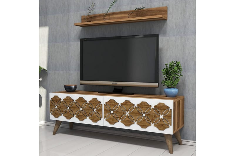 Hovdane TV-Benk 120 cm - Brun - Møbler - TV- & Mediamøbler - TV-møbelsett