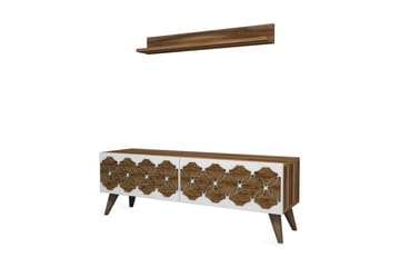 Hovdane TV-Benk 120 cm - Brun - Møbler - TV- & Mediamøbler - TV-møbelsett