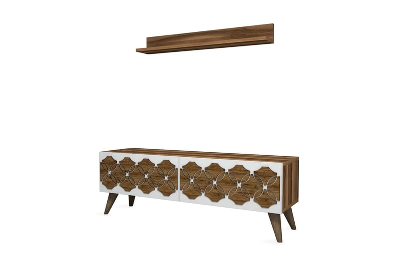 Hovdane TV-Benk 120 cm - Brun - Møbler - TV- & Mediamøbler - TV-møbelsett