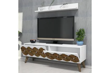 Hovdane TV-Benk 120 cm - Hvit - Møbler - TV- & Mediamøbler - TV-møbelsett