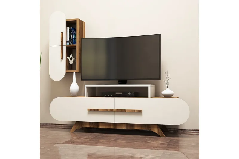 Hovdane TV-Benk 145 cm - Brun - Møbler - TV- & Mediamøbler - TV-møbelsett