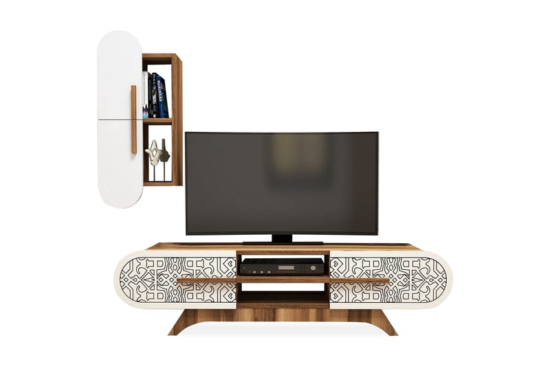 Hovdane TV-Benk 145 cm - Brun - Møbler - TV- & Mediamøbler - TV-møbelsett