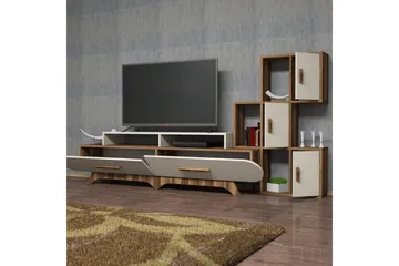 Hovdane TV-Benk 205 cm - Brun - Møbler - TV- & Mediamøbler - TV-møbelsett