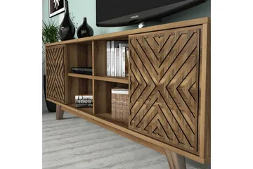 Hovdane TV-møbelsett 160 cm - Brun - Møbler - TV- & Mediamøbler - TV-møbelsett