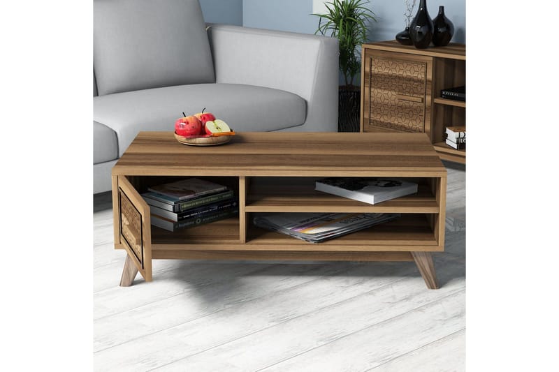 Hovdane TV-møbelsett 160 cm - Brun - Møbler - TV- & Mediamøbler - TV-møbelsett