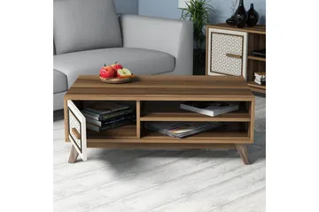 Hovdane TV-møbelsett 160 cm - Brun/Eik/Hvit - Møbler - TV- & Mediamøbler - TV-møbelsett